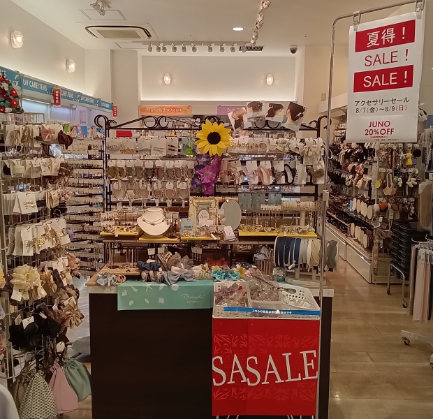 夏得！！３日間限定　アクセサリー20％ＯＦＦ