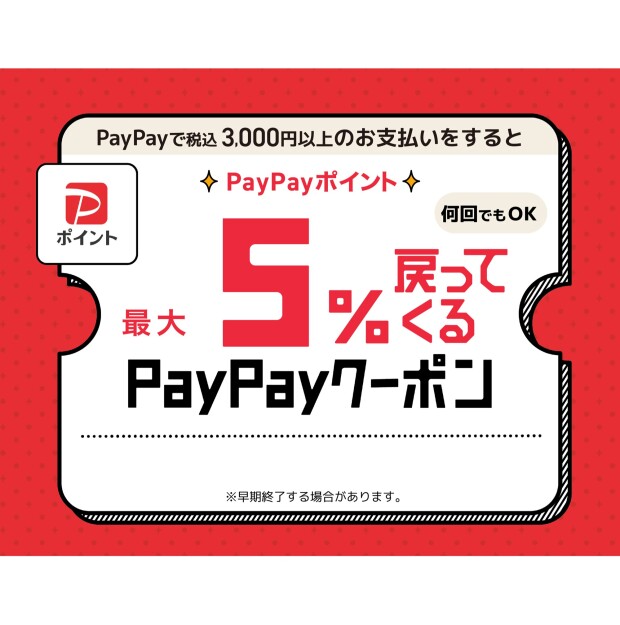 🟥PayPayクーポン🟥配信中🎁