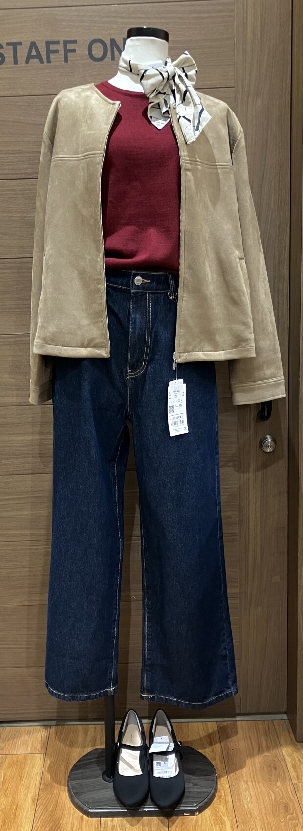 [Honeys]スエードブルゾン