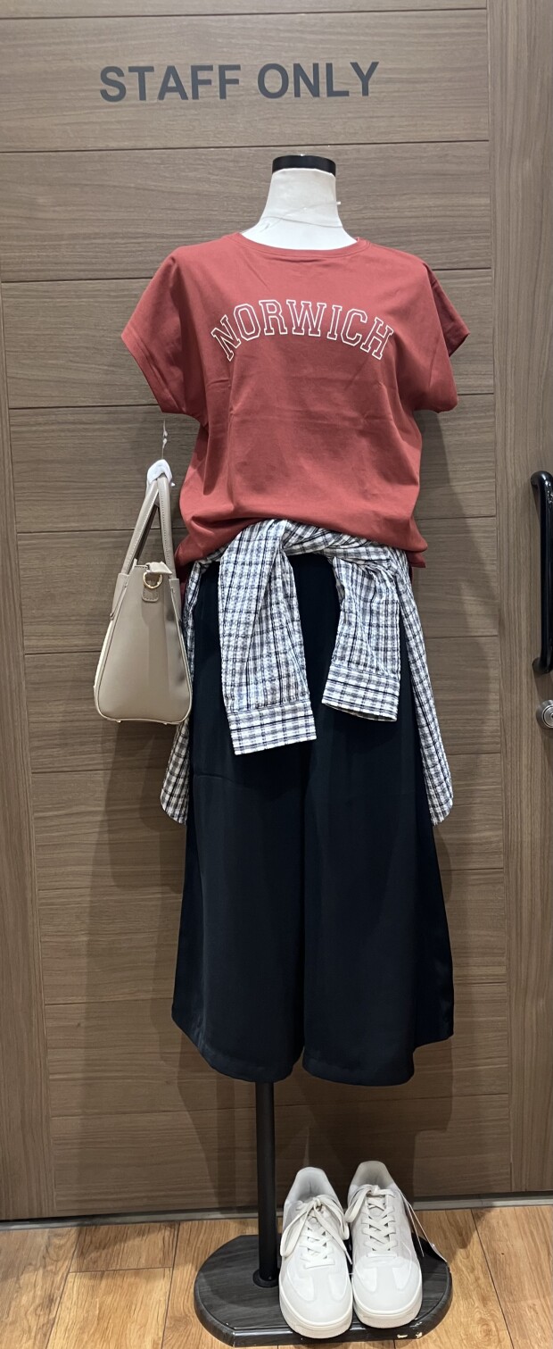 [Honeys]ひんやり綿Tシャツ