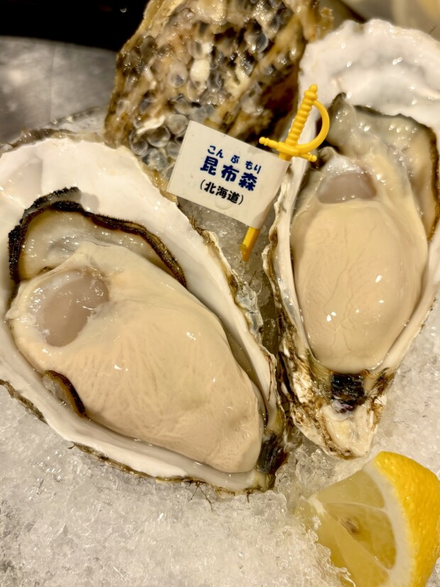 北海道の牡蠣が良い感じ♬