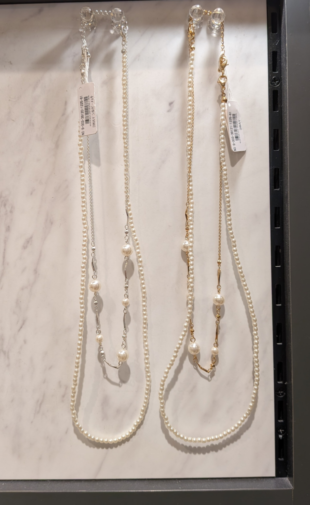 3wayパールネックレス⚪️✨️