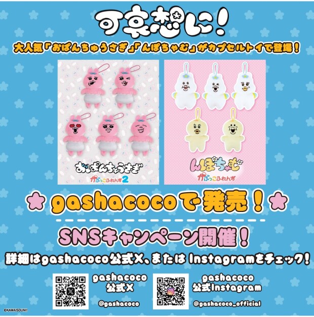 「大人気 可哀想に！ シリーズをgashacocoで発売！